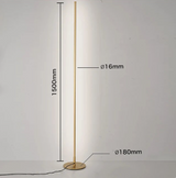 LumiArc Moderne LED Stehleuchte | Dimmbare Bodenlampe | Minimalistisches Design | Stimmungslicht für Wohnzimmer & Büro