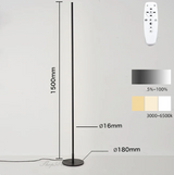 LumiArc Moderne LED Stehleuchte | Dimmbare Bodenlampe | Minimalistisches Design | Stimmungslicht für Wohnzimmer & Büro