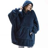SnugCover Fleece-Deckenpullover | Kuschelig & Bequem | Perfekt für Zuhause & Unterwegs | In vielen Farben erhältlich