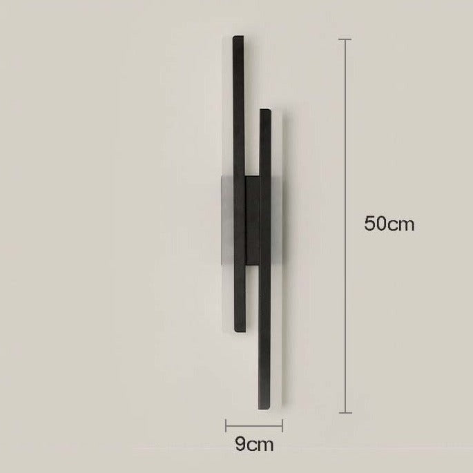 LumiStrip Moderne LED Wandlampe | Minimalistisches Design | Längliches Streifenlicht | Dimmbar & Energieeffizient