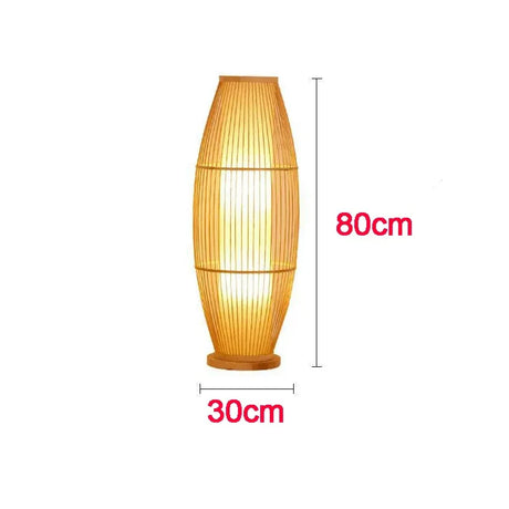 EcoTower Bambus Stehlampe | Natürliches Design | Energieeffizientes LED Licht | Nachhaltige Dekoration
