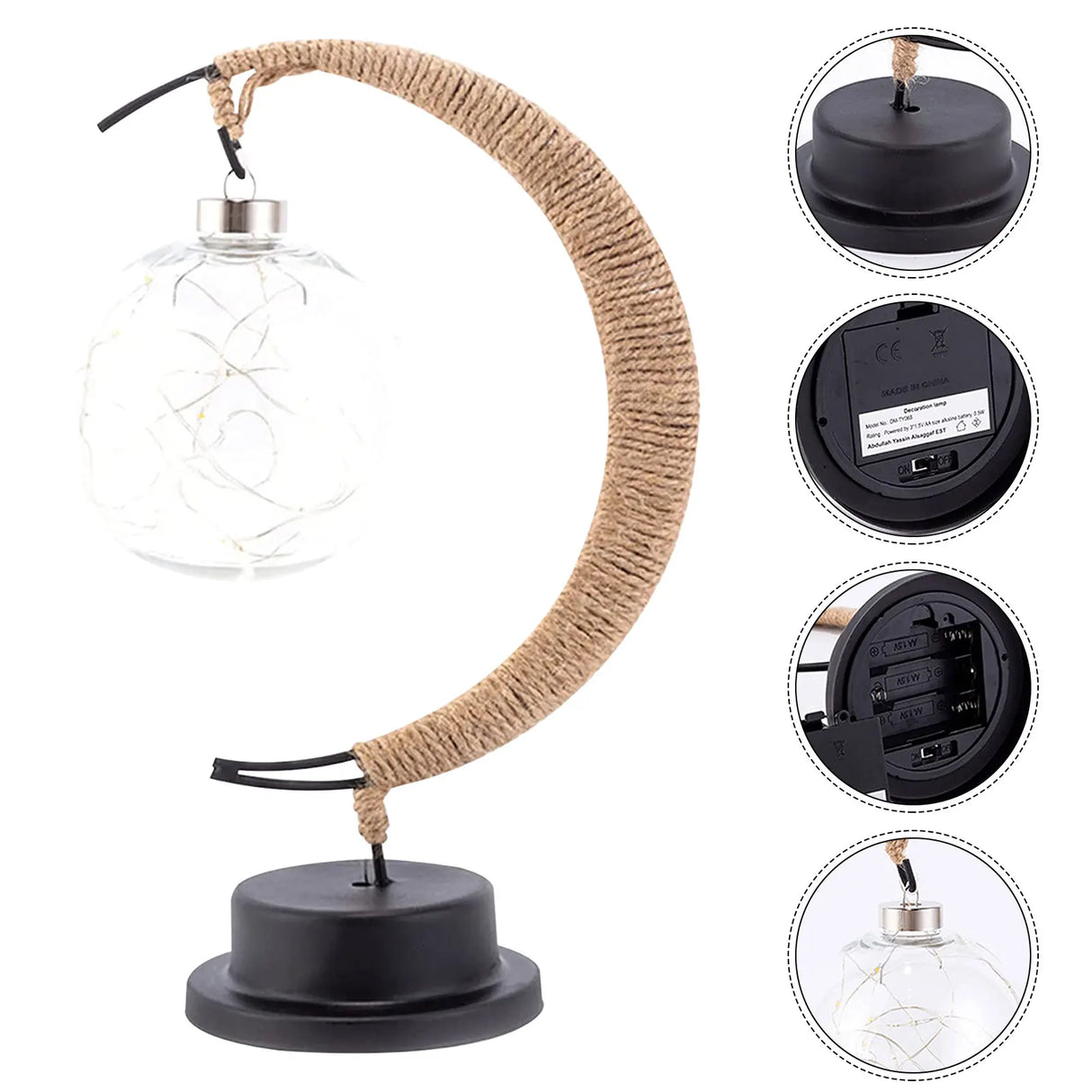 LunarGlow Magische Mondlampe | LED Stimmungslicht | 3D-Druck Design | Dekorative Beleuchtung für Zuhause