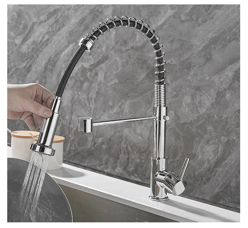 FlowSelect Wasserhahn mit Doppel-Auslauf | Modernes Design | Multifunktionaler Küchenarmatur | Hochwertige Materialien