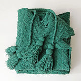 HeartKnit Kuscheldecke aus Chenille | Strickdesign | Für Bett & Sofa | Weich & Gemütlich