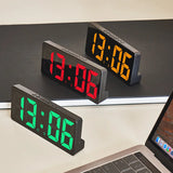VoiceSnooze LED Wecker mit Sprachsteuerung | Stiller Nachtmodus | Modernes Design