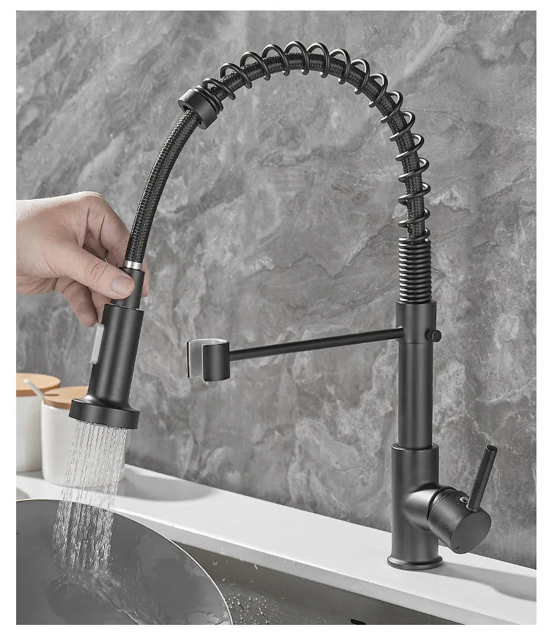 FlowSelect Wasserhahn mit Doppel-Auslauf | Modernes Design | Multifunktionaler Küchenarmatur | Hochwertige Materialien