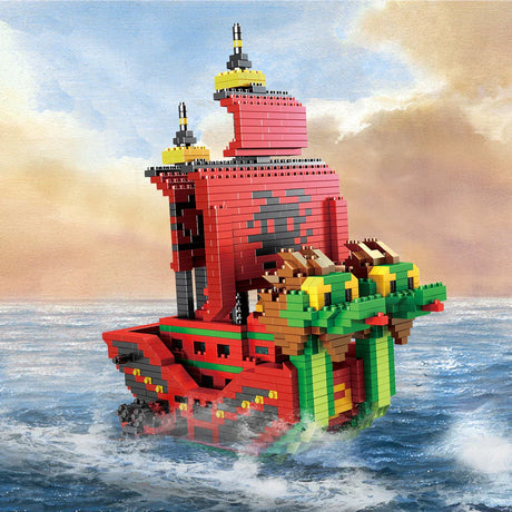 ShipMaster DIY Piratenschiff Bausteine | Spielzeug für Kinder | Bildungsspielzeug & Dekoration | Geschenkidee