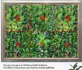EverBloom Künstliche Pflanzenwand | Vertikaler Garten | Pflegeleichte Deko | Grüne Oase für Zuhause