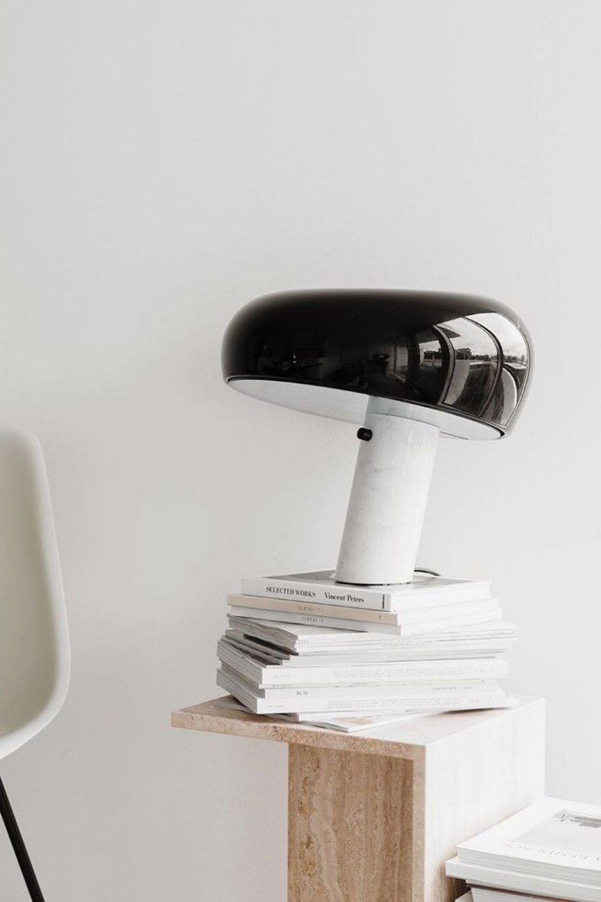 MarbleGlow Design Tischlampe | Marmor-Dekoration | LED-Licht | Elegante Beleuchtung für Zuhause