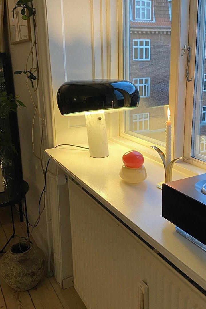 MarbleGlow Design Tischlampe | Marmor-Dekoration | LED-Licht | Elegante Beleuchtung für Zuhause