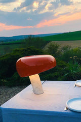 MarbleGlow Design Tischlampe | Marmor-Dekoration | LED-Licht | Elegante Beleuchtung für Zuhause