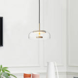 LunaVibe Messing Pendelleuchte | Moderne Hängelampe | Dimmbares Licht | Zeitloses Design