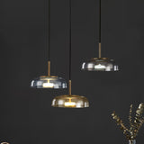 LunaVibe Messing Pendelleuchte | Moderne Hängelampe | Dimmbares Licht | Zeitloses Design