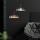 LunaVibe Messing Pendelleuchte | Moderne Hängelampe | Dimmbares Licht | Zeitloses Design
