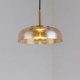 LunaVibe Messing Pendelleuchte | Moderne Hängelampe | Dimmbares Licht | Zeitloses Design