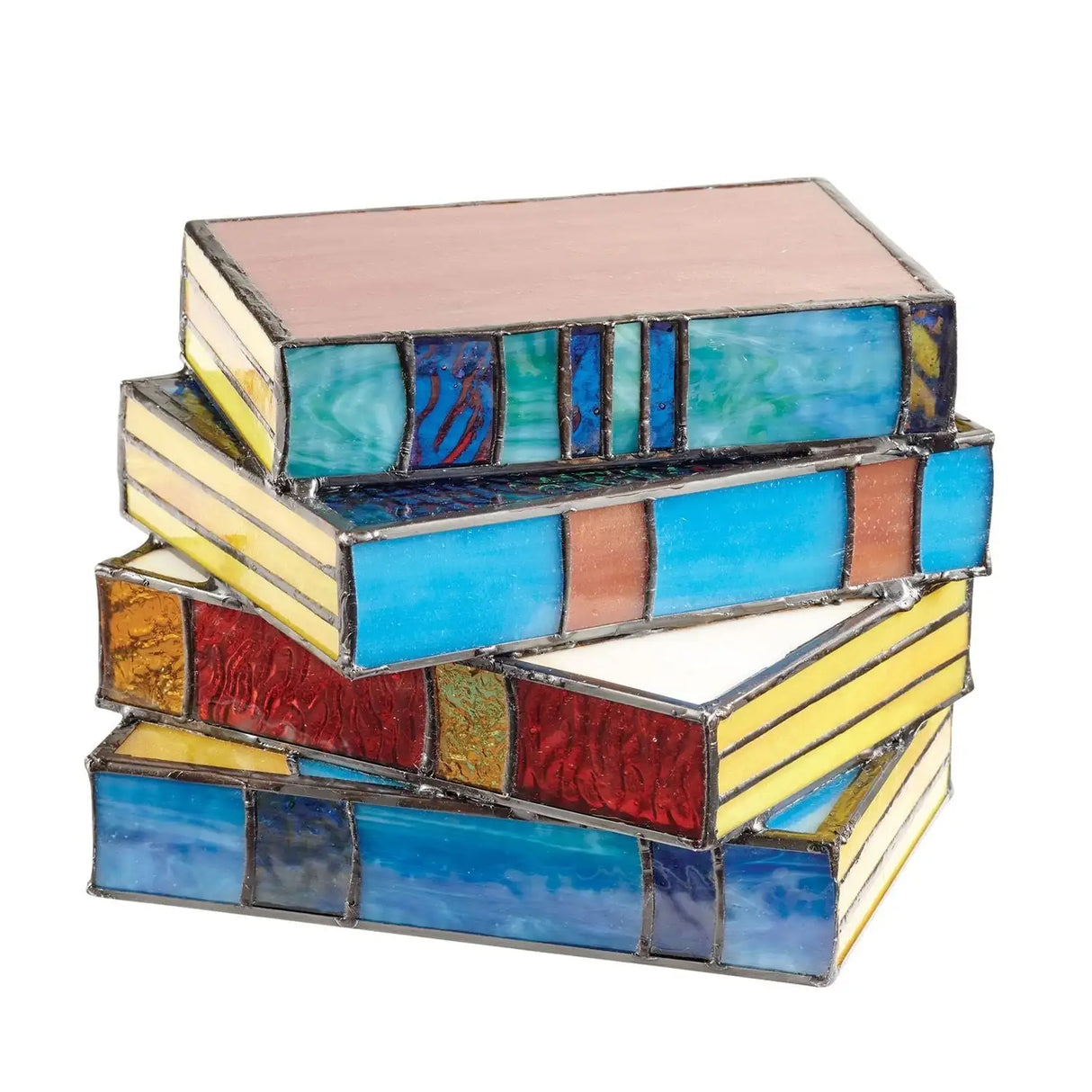 GlassAura Bunte Glas Leselampe | Elegantes Design | Farbige Tischbeleuchtung für Zuhause