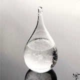 MeteoGlow Sturmglas | Wetteranzeige Deko | Handgefertigtes Glasdesign für Zuhause