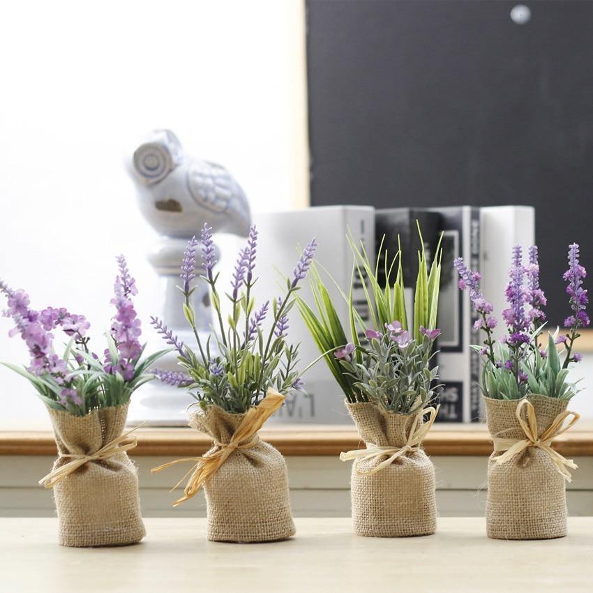 MagnaBloom Kompakte Magnetpflanzen | Dekorative Kunstpflanzen | Weiß, Lavendel & Foliage | Wand- und Kühlschrankdeko