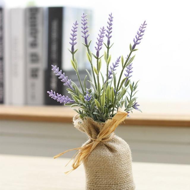 MagnaBloom Kompakte Magnetpflanzen | Dekorative Kunstpflanzen | Weiß, Lavendel & Foliage | Wand- und Kühlschrankdeko