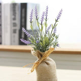 MagnaBloom Kompakte Magnetpflanzen | Dekorative Kunstpflanzen | Weiß, Lavendel & Foliage | Wand- und Kühlschrankdeko