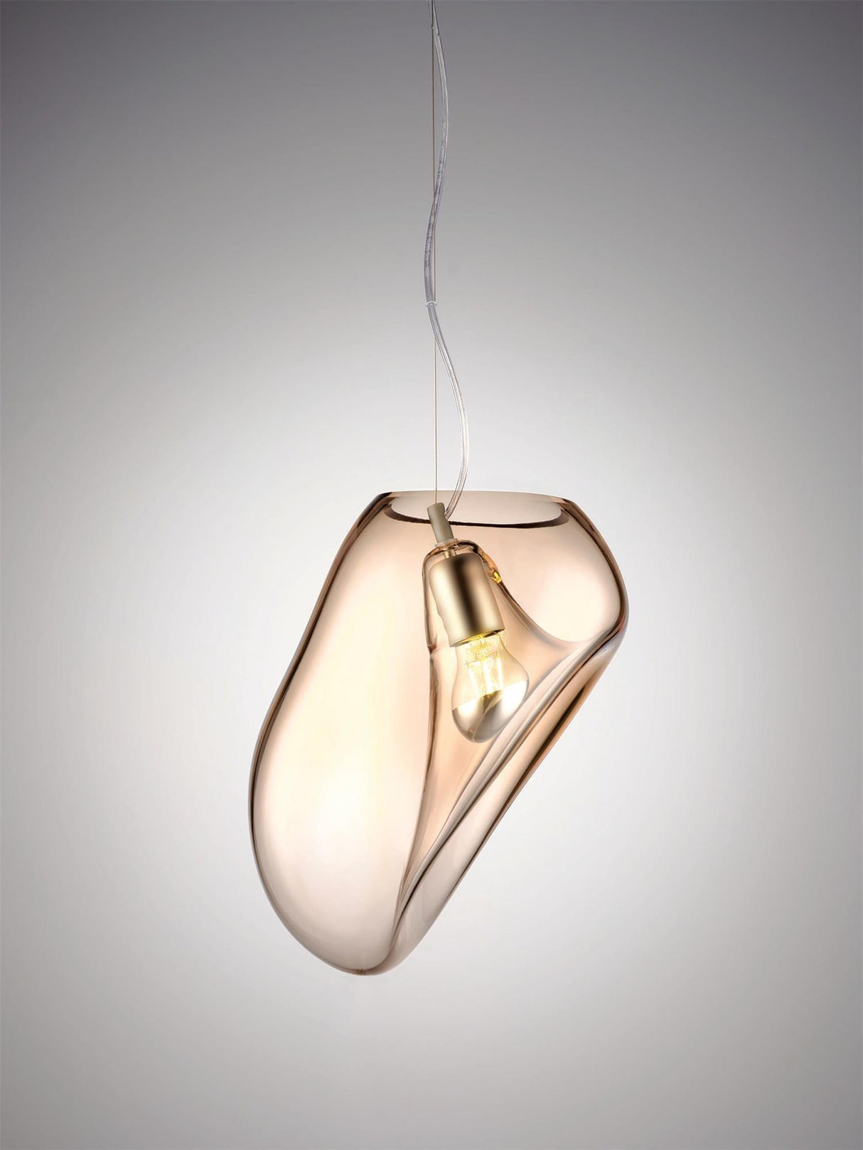 Glasara Hängende LED Pendelleuchte | Tropfenform | Dimmbar | Elegante Beleuchtung | Designlampe für Zuhause