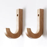 Hookelier Zeitlose Birkenholz-Wandhaken | Minimalistisches Design | Praktisch & Dekorativ