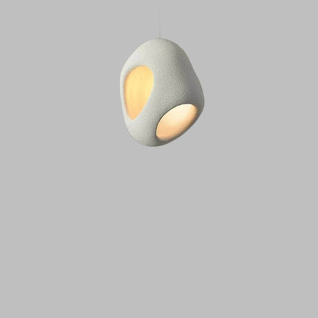 SereniGlow Pendelleuchte im Wabi-Sabi Design | Natürlicher Stil | Dimmbares LED-Licht | Ideal für Wohnzimmer & Esszimmer