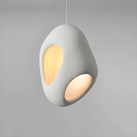 SereniGlow Pendelleuchte im Wabi-Sabi Design | Natürlicher Stil | Dimmbares LED-Licht | Ideal für Wohnzimmer & Esszimmer