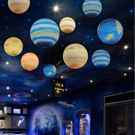 OrbitalLuxe Planetarische Pendelleuchte | LED-Design | Dekorative Beleuchtung für Zuhause