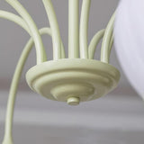 MatchaBloom Tulpen-Kronleuchter | Elegantes Design | Hochwertiges Glas | Perfekt für Esszimmer & Wohnzimmer