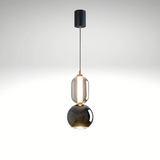Nordelux Creative Eisen Glas Pendelleuchte | Skandinavisches Design | Elegante Beleuchtung für Zuhause