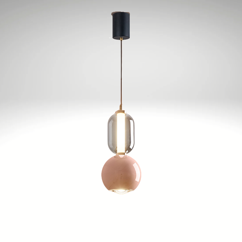 Nordelux Creative Eisen Glas Pendelleuchte | Skandinavisches Design | Elegante Beleuchtung für Zuhause