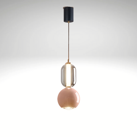 Nordelux Creative Eisen Glas Pendelleuchte | Skandinavisches Design | Elegante Beleuchtung für Zuhause