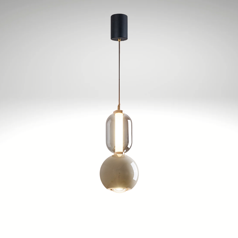 Nordelux Creative Eisen Glas Pendelleuchte | Skandinavisches Design | Elegante Beleuchtung für Zuhause