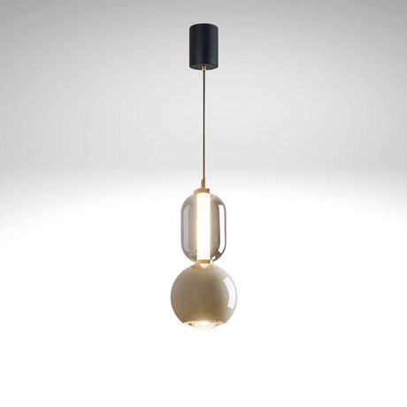 Nordelux Creative Eisen Glas Pendelleuchte | Skandinavisches Design | Elegante Beleuchtung für Zuhause