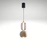 Nordelux Creative Eisen Glas Pendelleuchte | Skandinavisches Design | Elegante Beleuchtung für Zuhause