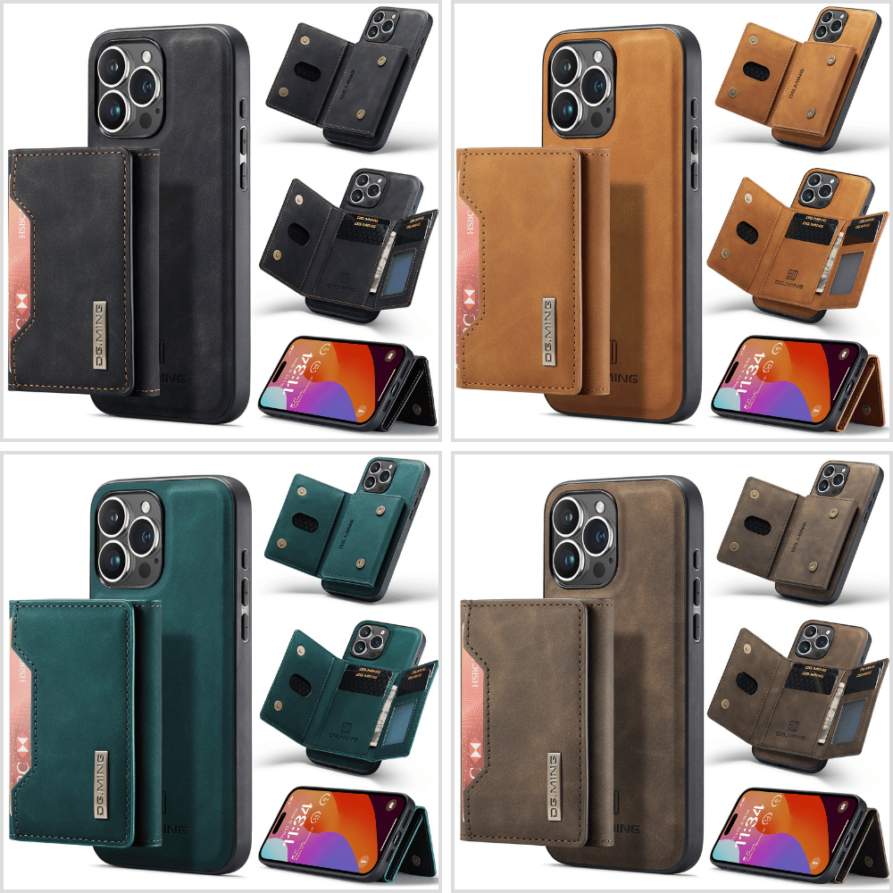 FlexiCover 2-in-1 iPhone-Hülle mit Abnehmbarer Brieftasche | Schützt & Organisiert | Hochwertiges Design