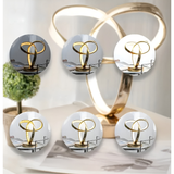 LuxeLoop Möbius-Ring LED Tischlampe | Luxus Leselampe | Modernes Design | Elegante Wohnraumbeleuchtung