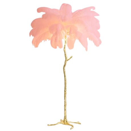 FeatherLuxe Elegante Federlampe | Modernes Design | Deko für Zuhause | Verschiedene Größen