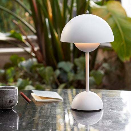 LumoBloom Verstellbare LED Tischlampe | Wiederaufladbar | Dimmbar | Dekorative Designleuchte für Zuhause & Büro