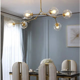 BubbleSphere Sputnik Kronleuchter mit Glaskugeln | Modernes Design | Luxuriöse Beleuchtung für Wohn- & Esszimmer