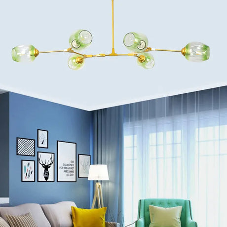 BubbleSphere Sputnik Kronleuchter mit Glaskugeln | Modernes Design | Luxuriöse Beleuchtung für Wohn- & Esszimmer