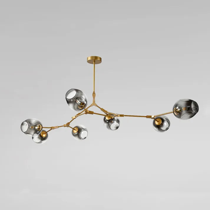 BubbleSphere Sputnik Kronleuchter mit Glaskugeln | Modernes Design | Luxuriöse Beleuchtung für Wohn- & Esszimmer