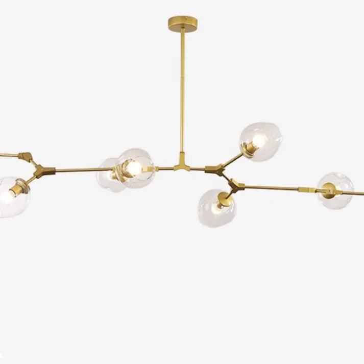 BubbleSphere Sputnik Kronleuchter mit Glaskugeln | Modernes Design | Luxuriöse Beleuchtung für Wohn- & Esszimmer