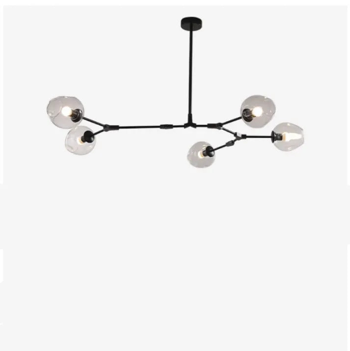 BubbleSphere Sputnik Kronleuchter mit Glaskugeln | Modernes Design | Luxuriöse Beleuchtung für Wohn- & Esszimmer