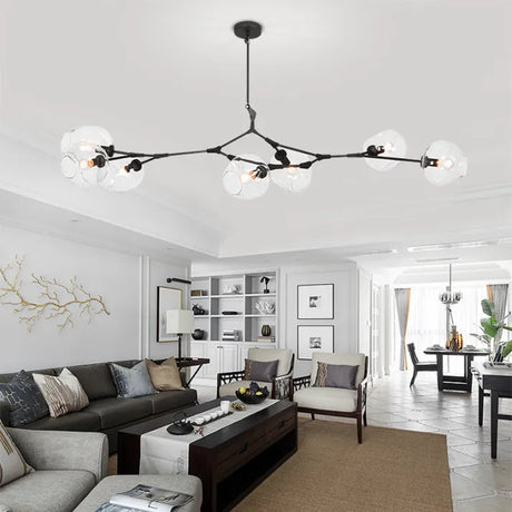 BubbleSphere Sputnik Kronleuchter mit Glaskugeln | Modernes Design | Luxuriöse Beleuchtung für Wohn- & Esszimmer
