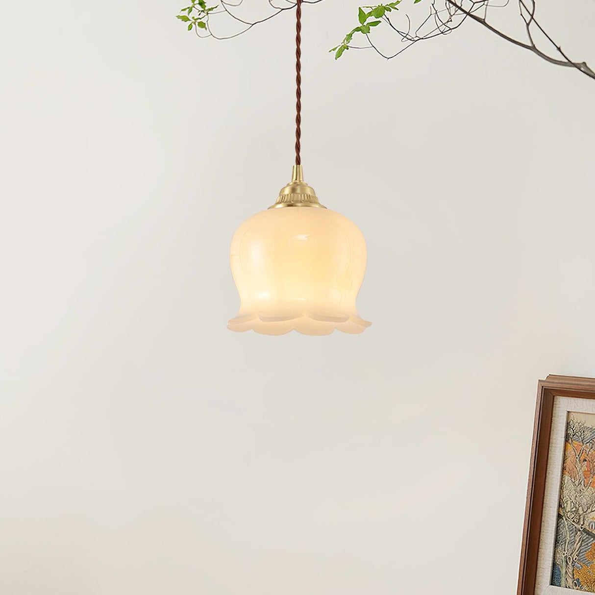 Bloomelia Talblume Pendelleuchte | Blütenförmiges Design | Elegante Beleuchtung für Zuhause