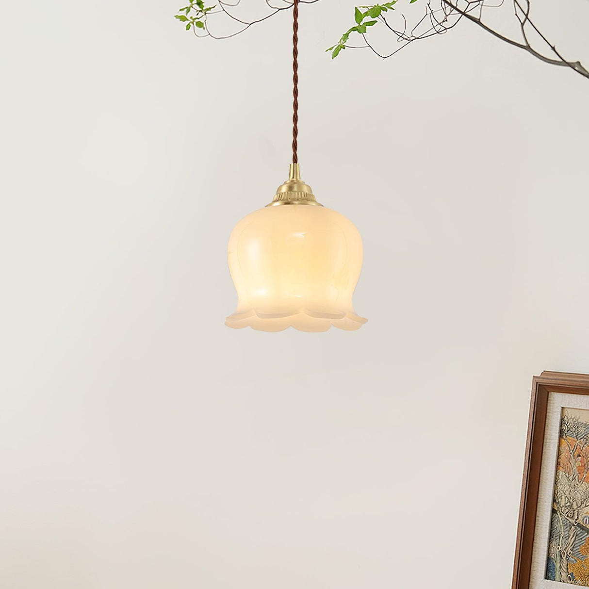 Bloomelia Talblume Pendelleuchte | Blütenförmiges Design | Elegante Beleuchtung für Zuhause
