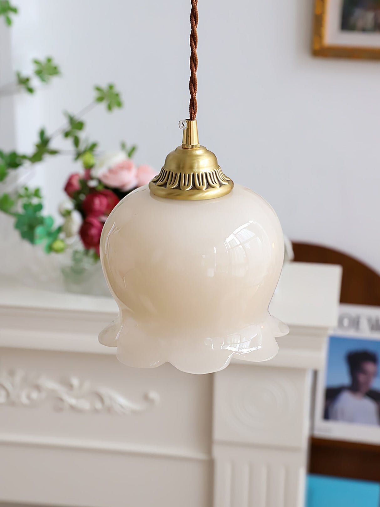 Bloomelia Talblume Pendelleuchte | Blütenförmiges Design | Elegante Beleuchtung für Zuhause