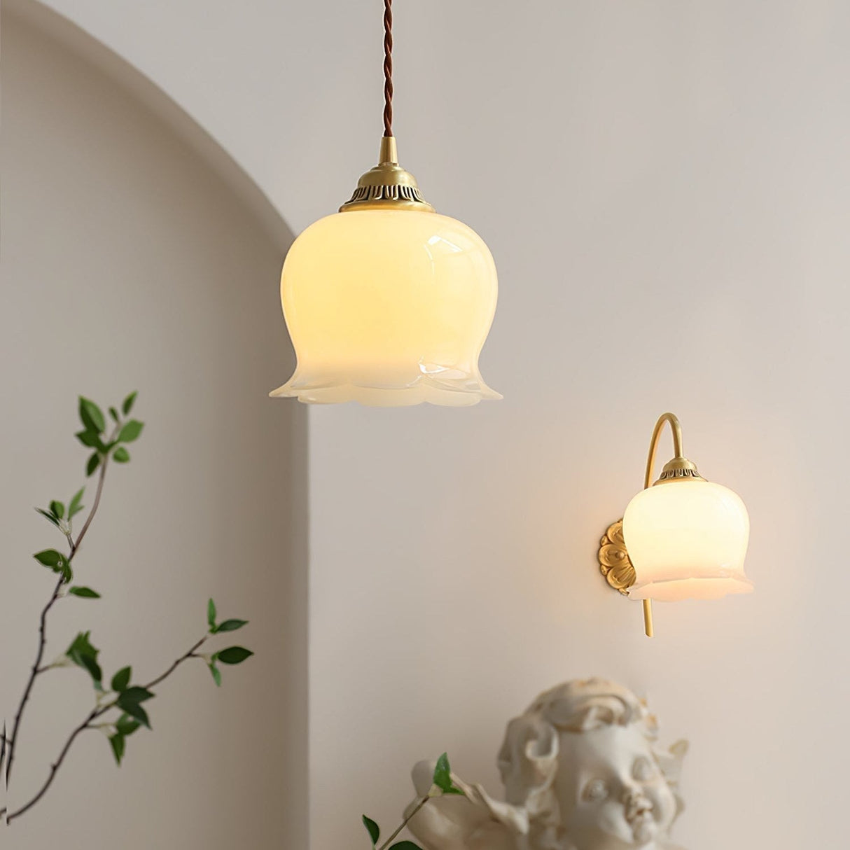 Bloomelia Talblume Pendelleuchte | Blütenförmiges Design | Elegante Beleuchtung für Zuhause